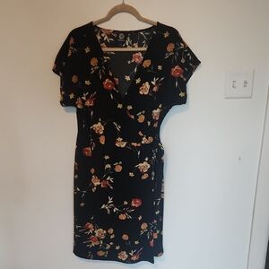 Floral Wrap Dress